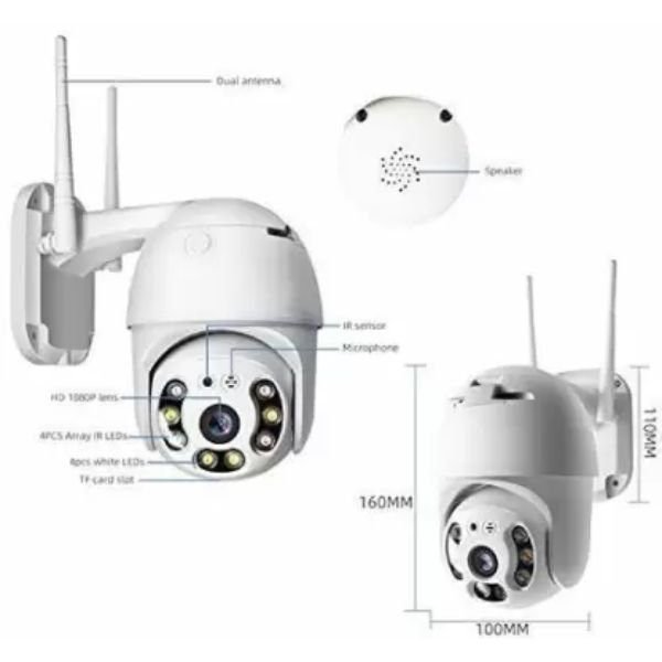 CCTV Security Camera WiFi 360° Home,Office,Outdoor - Image 3