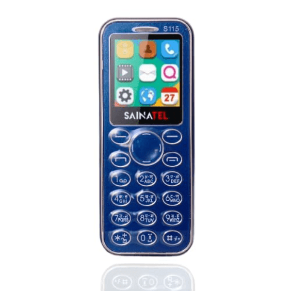 S115 Sainatel Mini Keypad Mobile Phone with 1.4-inch Display