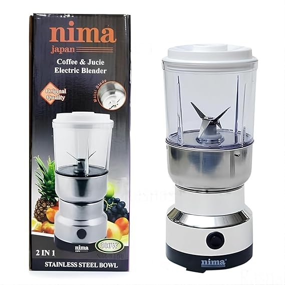 2 in 1 Portable Electric Grinder & Blender for Herbs, Spices, Nuts