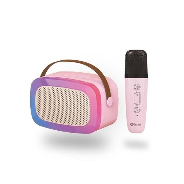 Portable Wireless Bluetooth Speaker with Wireless Karaoke Mic