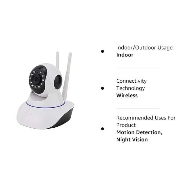 Wireless IP Wi-Fi CCTV Indoor Security Camera for Kids - Image 4