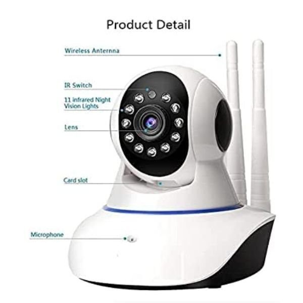 Wireless IP Wi-Fi CCTV Indoor Security Camera for Kids - Image 6