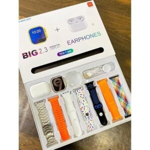 i20 Ultra Max Smart Watch Series 9 Suit 10 in 1 Set with 7 Straps
