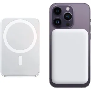 Apple Wireless Power Bank Megasafe Compatible with iPhone/Android 5000 MAH